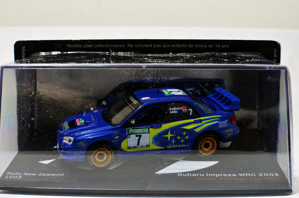 PETTER SOLBERG, PHIL MILLS 2003 SUBARU IMPREZA WRC 1:43